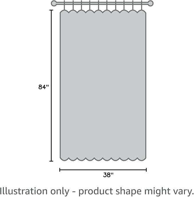 Navy Blue Curtains 38 Inch Wide - Image 10