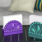 Napkin Holder Silicone Resin Mold Vintage Jewelry Organizer Mold Epoxy Resin Casting Mold DIY Concrete Clay Crafts Making for Kitchen Table Party Wedding Home Decor Gift