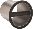 Rattleware Stainless Steel Open Bottom Knock Box Chute (6.5" x 7.5") - Perfect For Home, Cafe, Restaurant, Hotel, Office, or Commercial Establishment - Ideal for Baristas