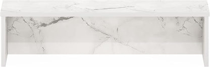 Furinno Helena Kitchen Counter Stackable Organizer Shelf, Marble White - Image 6
