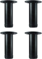 QLLY 6 Inch Adjustable Metal Coffee Table Legs, Heavy Duty Round Furniture Legs by QLLY