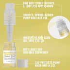 Bakell - Sunflower Yellow Tinker Dust (4g, 1x Mini Spray Pump) Edible Glitter for Food, Desserts, and Beverages!