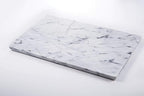 JEmarble Pastry Board 8x12 inch with Non-Slip Rubber Feets for Stability Perfect for Keep the Dough Cool and Chocolate Tempering(Premium Quality) White