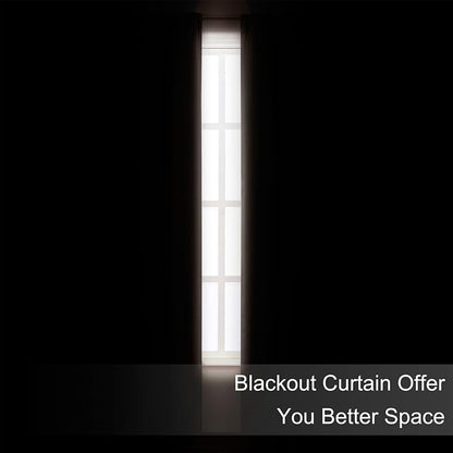 Brown Blackout Curtains 52 x 63 Inch Length/Set of 2 Curtain Panels/Thermal - Image 3
