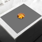 24"x24"(60cmx60cm) Silicone Mat for Kitchen Counter, Heat Resistant Non-Slip Countertop Protector, Waterproof Silicone Craft Mat for Kitchen Island, Dark Gray