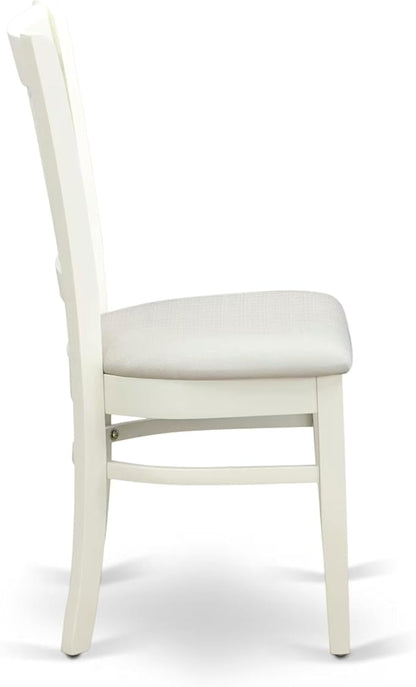 East West Furniture ANVA3-LWH-C 3 Piece Dining Table Set - Image 12