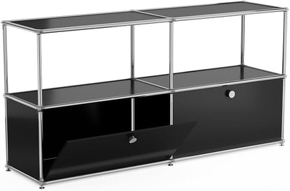 Modern Storage Cabinet Sideboard Versatile Free-Standing Organizer Cabinets - Image 4
