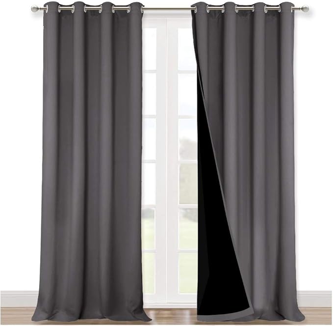 NICETOWN Total Shade Curtains and Draperies, Heavy-Duty Full Light Shading by NICETOWN