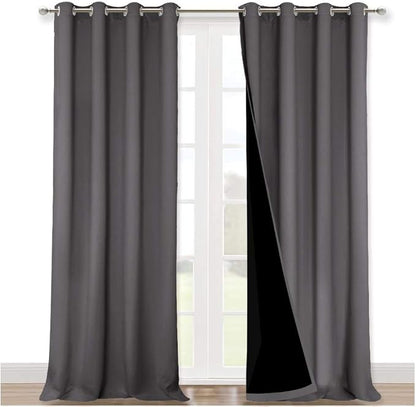 NICETOWN Total Shade Curtains and Draperies, Heavy-Duty Full Light Shading by NICETOWN