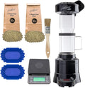 Coffee Roaster Bundle SR800, Glass Extension Tube, Pour Over DIgital Scale, (2lbs) Sample Pack of Green Beans, (2-Pack) Sample Trays, Chaff Brush