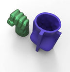 Large 3D 4 Inch Fist Mold Fist Shape Resin Mold Silicone Mold 3D Fist Candle Mold Candle Making Molds Soap Making Molds Resin Mold 3D Candle Mold Silicone Mold for Resin Candle Mold