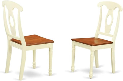 East West Furniture KEC-WHI-W Kenley Kitchen Dining Chairs by EastWestFurniture