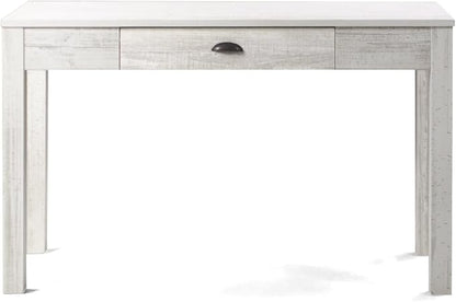 Grain Wood Furniture Montauk Desk/Dressing Table, Rustic Off-White by GrainWoodFurniture
