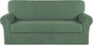 Turquoize Stretch Sofa Slipcover 2 Pieces Sofa Cover Couch Cover by Turquoize