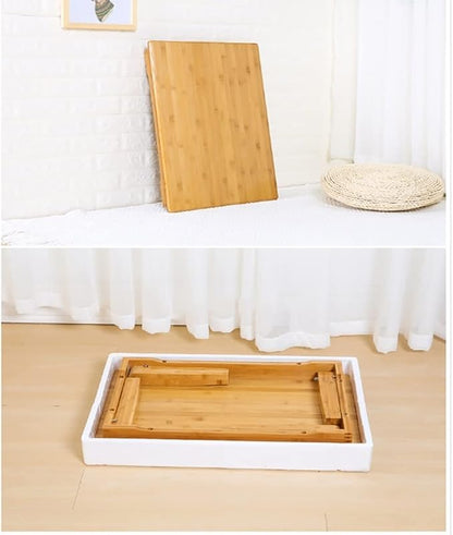 Folding Square Table, Korean Solid Wood Dining Table/Study Table/Coffee - Image 3