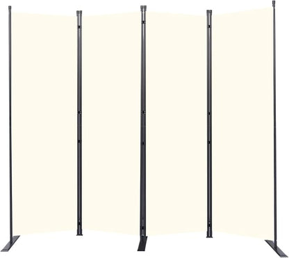 Room Divider 6FT Portable Room Dividers and Folding Privacy Screens, 4 Panel by HOMSCREENER
