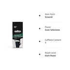 Lavazza Italian Roast Ground Coffee 12oz Bag, Extra Dark Roast (Pack of 1) - Package May Vary