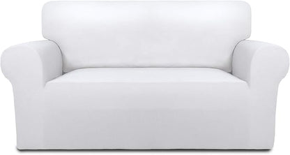 PureFit Stretch Loveseat Covers Fleece Couch Covers by PureFit