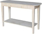 International Concepts Phillips Oval Sofa Table, Unfinished by InternationalConcepts