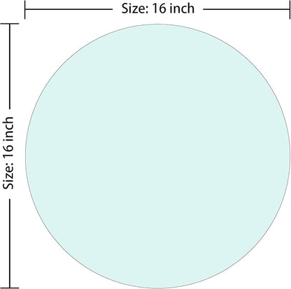 16" Round Tempered Glass Table Top - Image 3