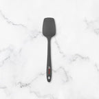 Elihome Mini Silicone Spoonula - Non-Stick Heat Resistant Silicone Scraper Spatula for Mixing, Serving, Scraping, Stirring, and More, 8.75 Inch, Dark Grey