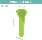 uxcell 2 Pcs Magnetic Scissor Holder, 7.48" x 3.46" Plastic Scissors Cover Durable Waterproof Protector Portable with Round Magnetic Absorber for Kitchen Shears, Green
