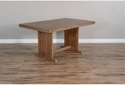 Pemberly Row 75" x 56" Farmhouse Wood Breakfast Nook Set - Image 8