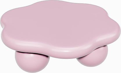 35" Cloud Coffee Table with 3 Ball Legs, Modern Minimalist Petal Center Table - Image 5