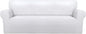 PureFit Stretch Couch Covers for Sofa Large Sofa Slipcovers White | 1-Piece by PureFit