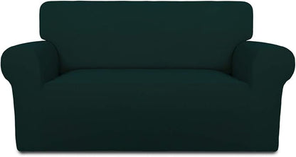 PureFit Stretch Loveseat Covers Fleece Couch Covers by PureFit