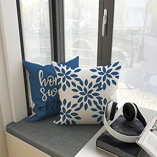 YCOLL Pillow Covers 22x22 Set of 4, Modern Sofa Throw Pillow Cover, Decorative - Image 5