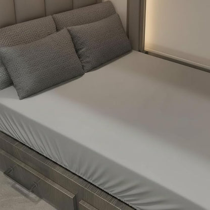 Stretchy Twin Fitted Sheet for 4 Inch Low Profile Mattress - Image 4