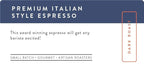 Sarasota Coffee Whole Bean Espresso | Dark Roast Gourmet Coffee Beans | Low Acid, Mold Free, Specialty Grade Bulk Beans | 5lb (80 oz)