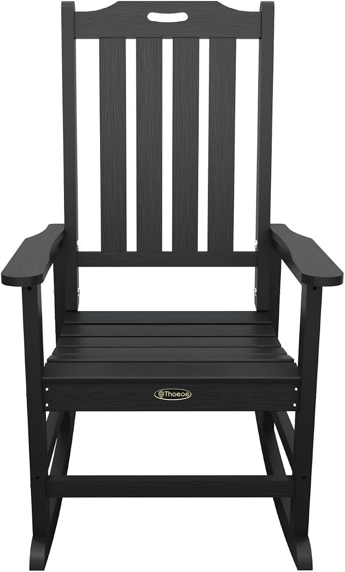 THOEOE Oversized Rocking Chair Set of 2, Outdoor Rocking Chair - Image 8