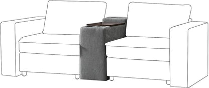 EcoHarbor Living Modular Sofa Center Console by ECOHARBOR