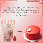 Confect Red Fondant | Vibrant Edible Cake Fondant for Christmas & Special Occasions | Easy to Roll, Smooth Texture | Ideal for Cake Decorating & Cupcakes | Vegan & Gluten-Free – 8.8 Oz