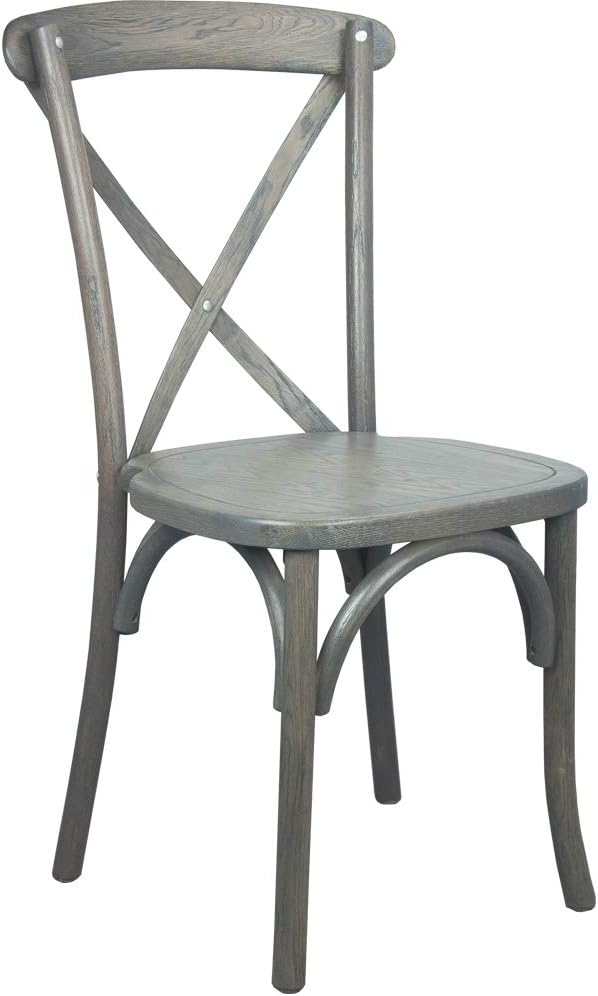 EMMA + OLIVER 2-Pack Wooden X-Back Dining Chair by EMMAOLIVER