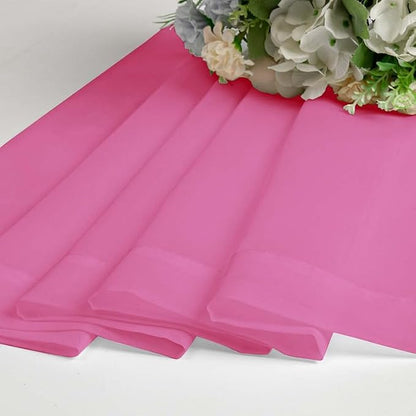 Hot Pink Sheer Curtains 78 Inches Long 2 Panels - Image 7