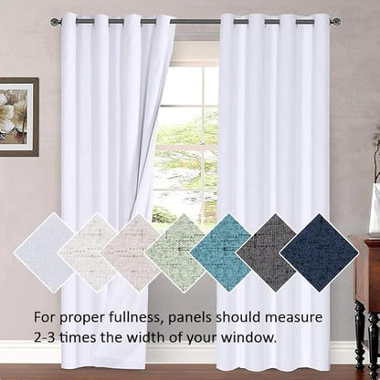 H.VERSAILTEX Blackout Patio Curtains 100 x 96 Inches - Image 9
