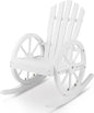Outvita Adirondack Rocking Chair, Wood Wagon Rocker, Outdoor Wooden Carbonized by Outvita