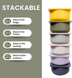 Babadoh Pizza Making Accessories | Pizza Dough Proofing Containers with Lids | Set of 3 | Multi Green (1 Dough, 1 Olive, 1 Sage) | Original Size (make 12" Pizzas)