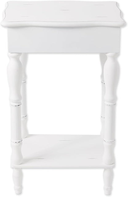Sunshine Megastore Carved White Side Table - Image 5