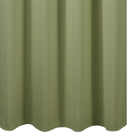 Blackout Curtains 52 x 108 inch/Sage Green Curtains Set of 2 Panels/Thermal - Image 8