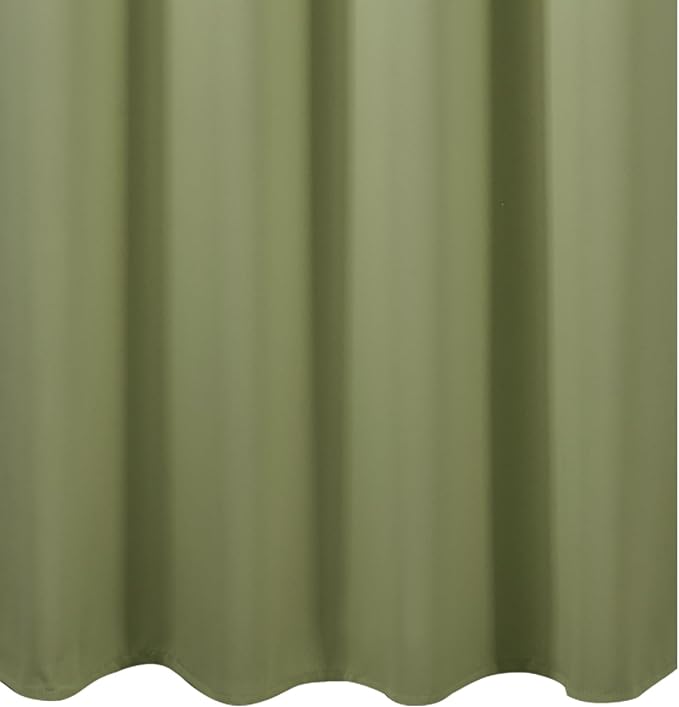 Blackout Curtains 66 x 95 inch/Sage Green Curtains Set of 2 Panels/Thermal - Image 8