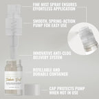 Bakell - White Tinker Dust (4g, 1x Mini Spray Pump) Edible Glitter for Food, Desserts, and Beverages!