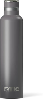 RTIC 26oz Journey Bottle for Water, Metal Stainless Steel Vacuum Insulated, BPA Free, Reusable, Hot and Cold Drinks, Travel, Sports, Camping, Graphite
