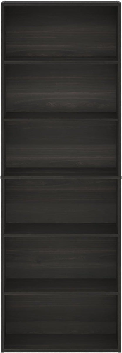 Furinno Jaya Simply Home Free Standing 6-Tier Open Storage Bookcase - Image 6