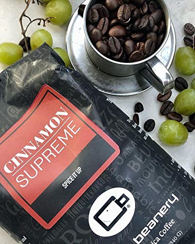 Cinnamon Spice Flavored Coffee SWP Decaf, Specialty Arabica Coffee, Medium Roast, 12 ounce, Automatic Drip (Ground)