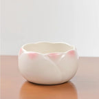 8 pieces Handmade Gift box set of ceramic matcha bowl, Japanese retro high appearance level tulip matcha bowl