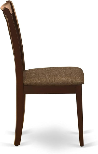 East West Furniture CLC-MAH-C Clarksville Dinette Chairs - Image 6